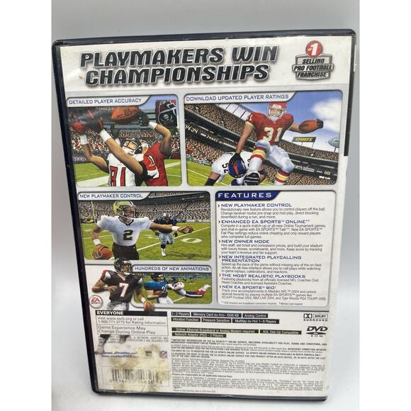 Madden NFL 2004 PS2 PlayStation 2 - Complete CIB GREAT Condition - Picture 2 of 7